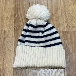 La Ligne Pom Pom Merino Wool Beanie Hat Pom Pom Mink Beanie – La Fiorentina main image 3